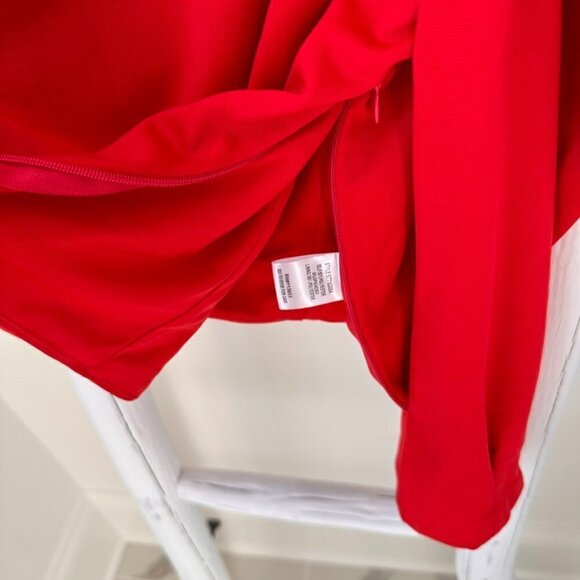 Sugarlips Such a Betty One Shoulder Red Top SZ M - Picture 8 of 14